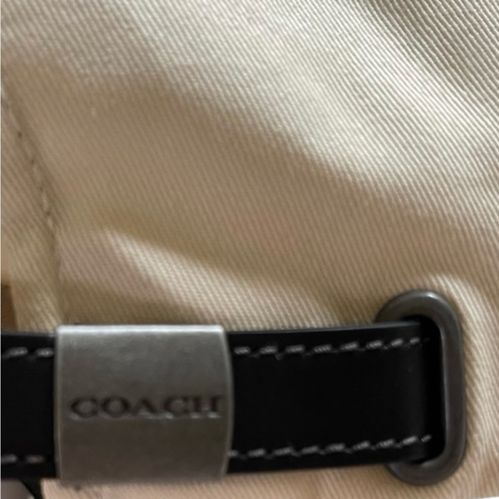 NWT COACH Embroidered Baseball Hat In The Color Chalk. This Is A Size M/L. - Picture 8 of 12